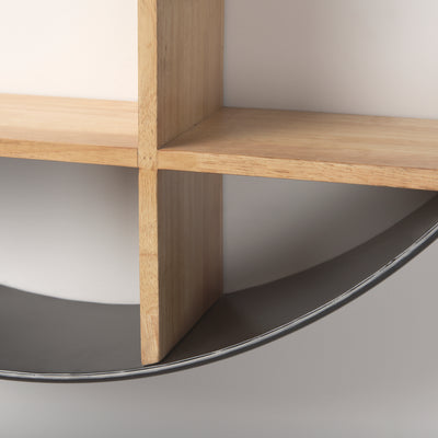 Hector Wood/Metal Wall Shelf 36"