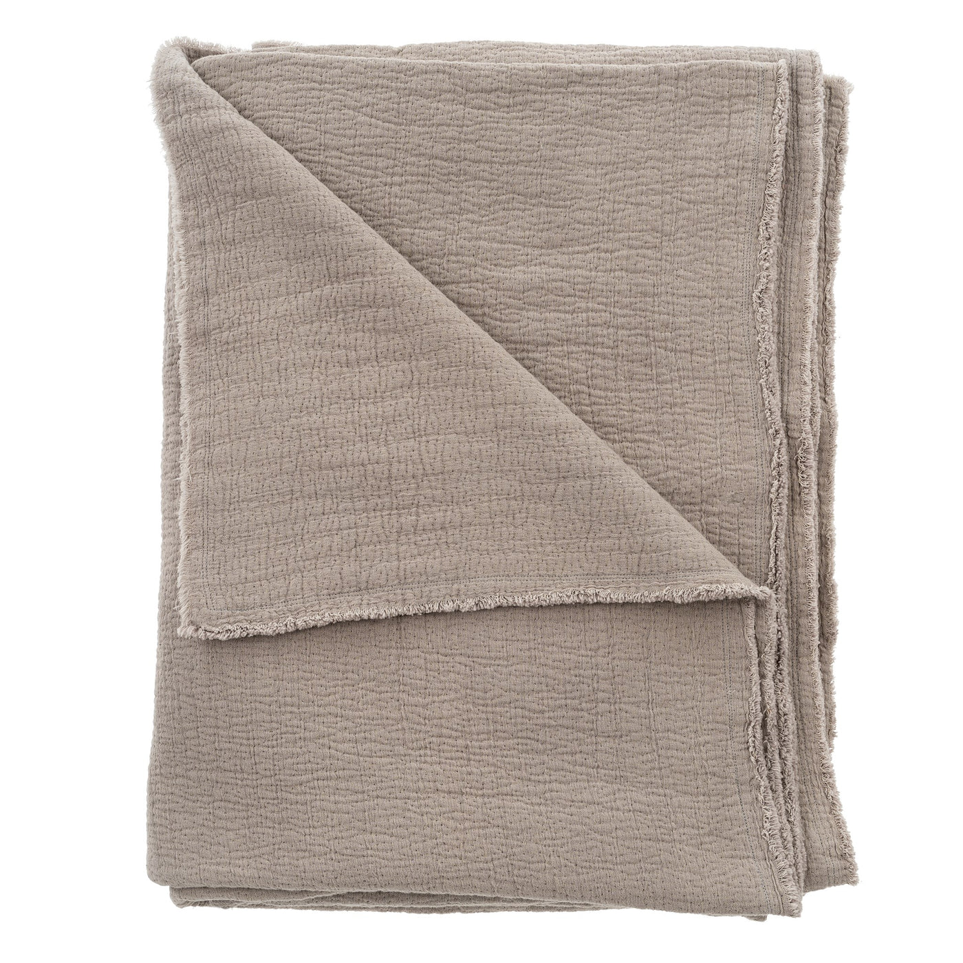 Malabar Bed Blanket, Stone