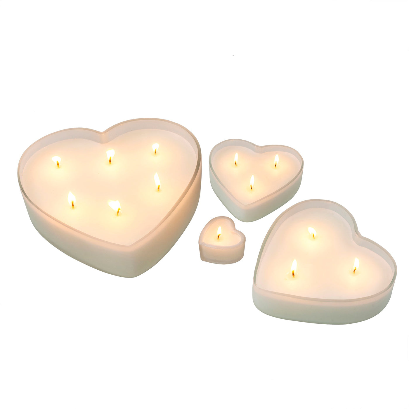 Sweetheart Candle S, White - Orange Blossom