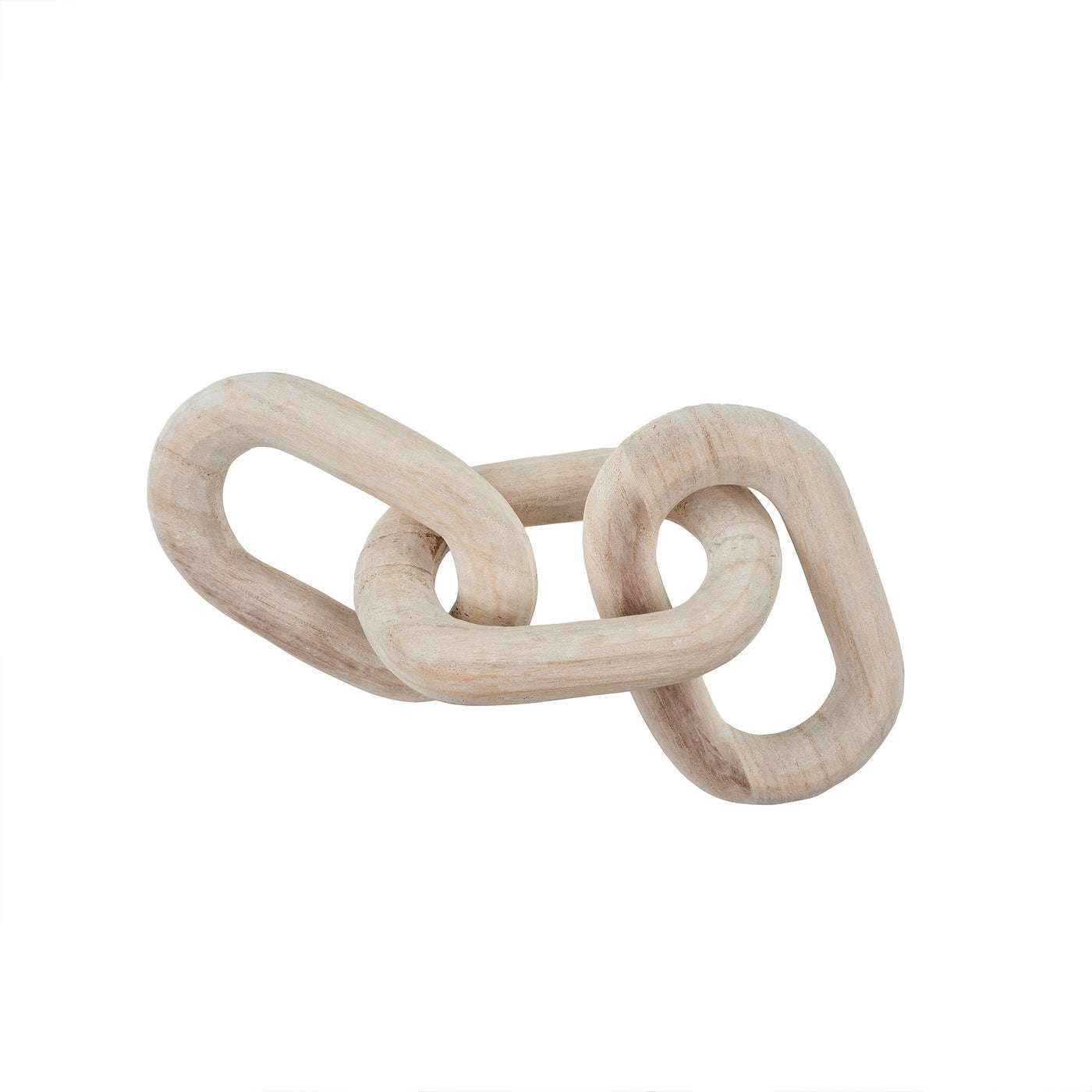 Wooden Chain Links-White