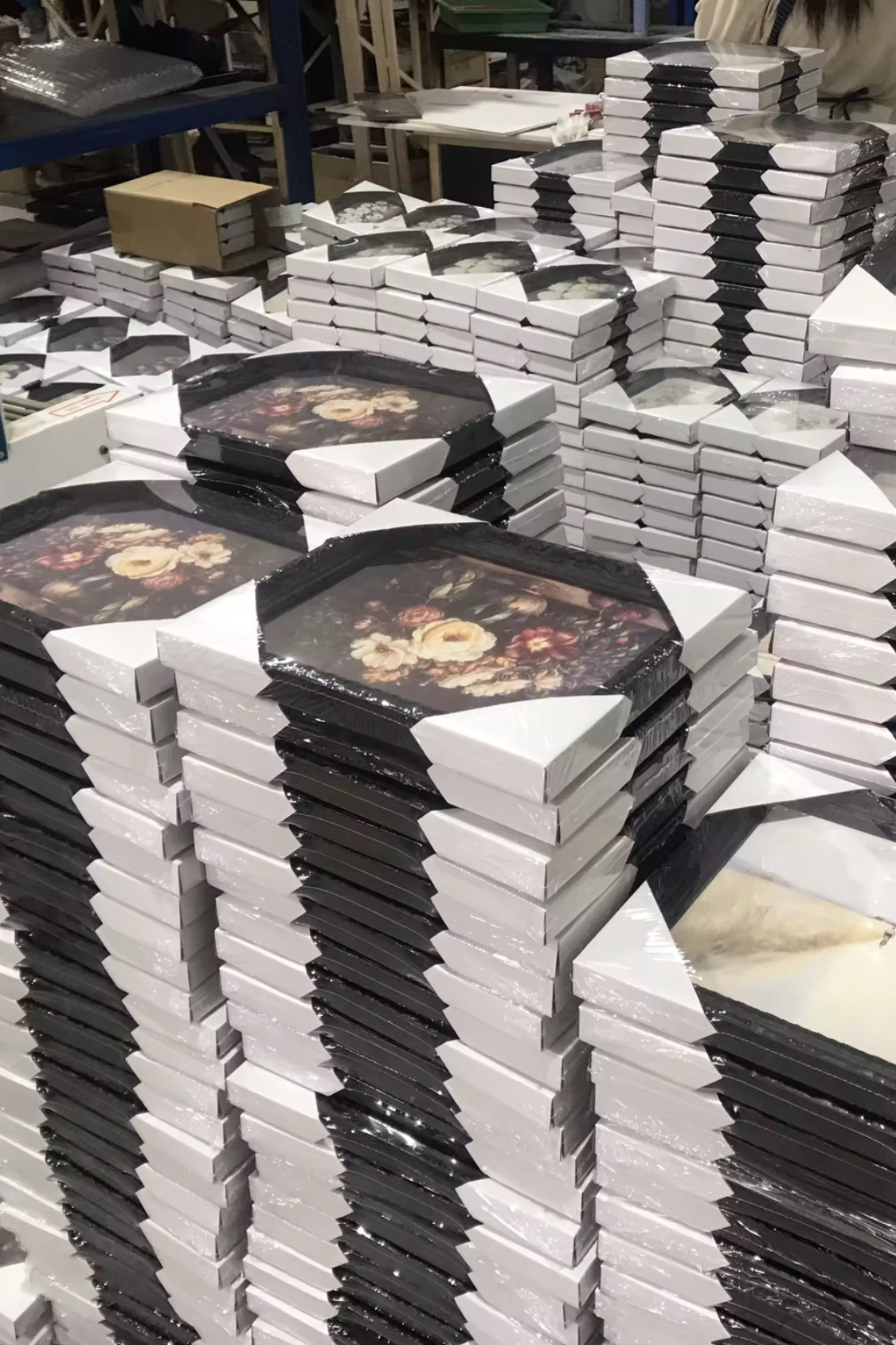 Highland Cow Herd | French Brass Gold Mould Framed Art