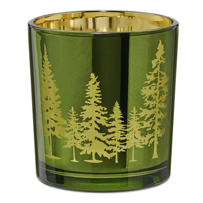 Pine Ridge Silhouette Green/Gold 3pc Gift Set 3x3"