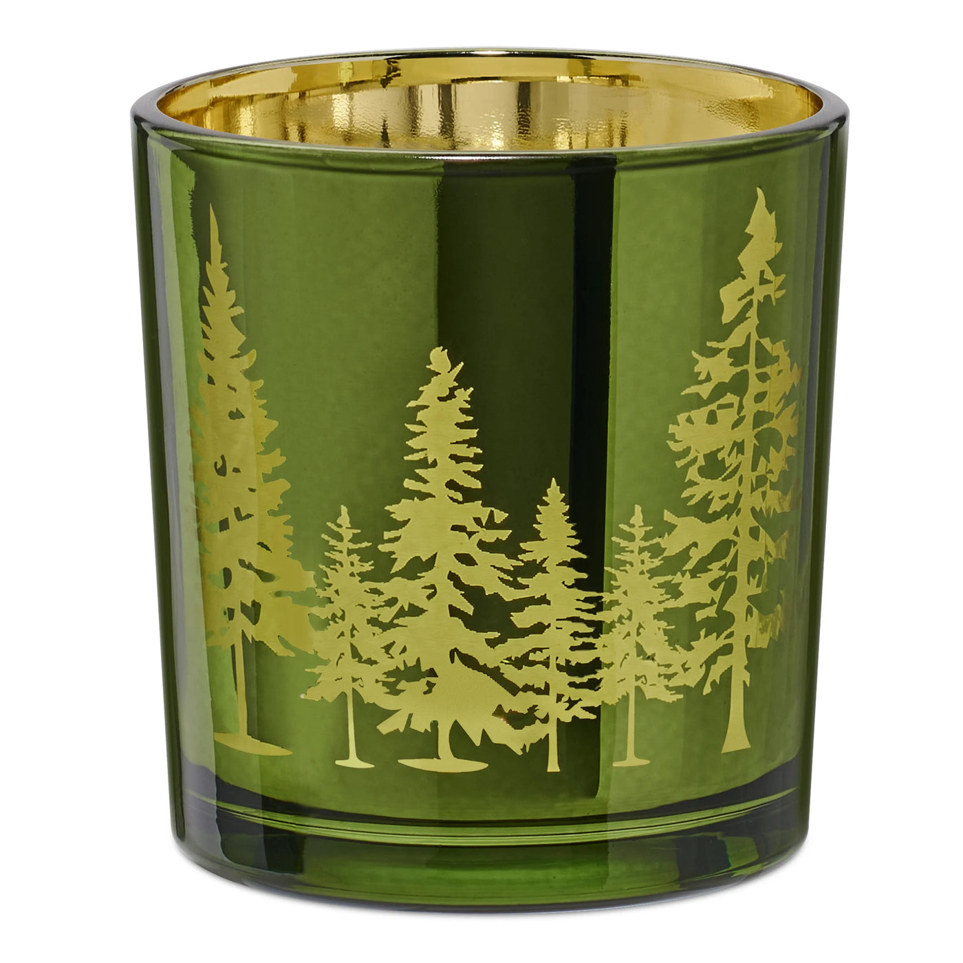 Pine Ridge Silhouette Green/Gold 3pc Gift Set 3x3"