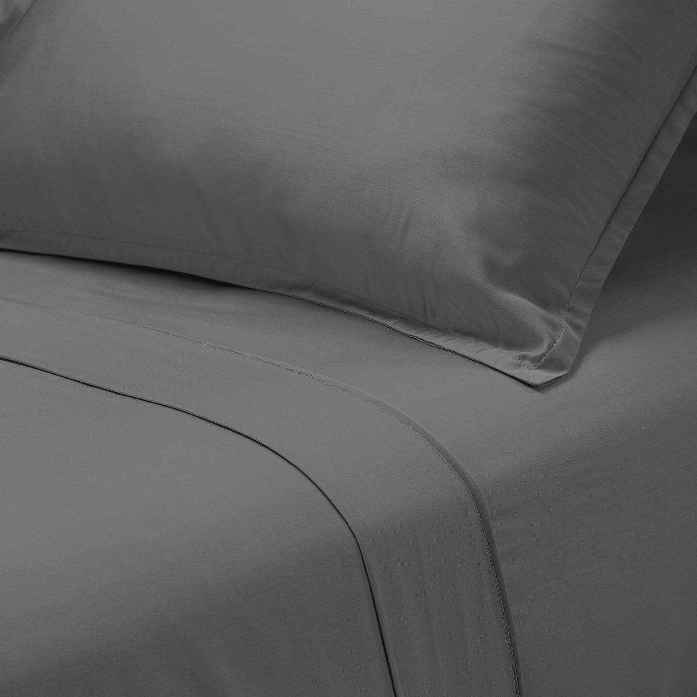 BAMBOU SHEET SET, CHARCOAL- Queen