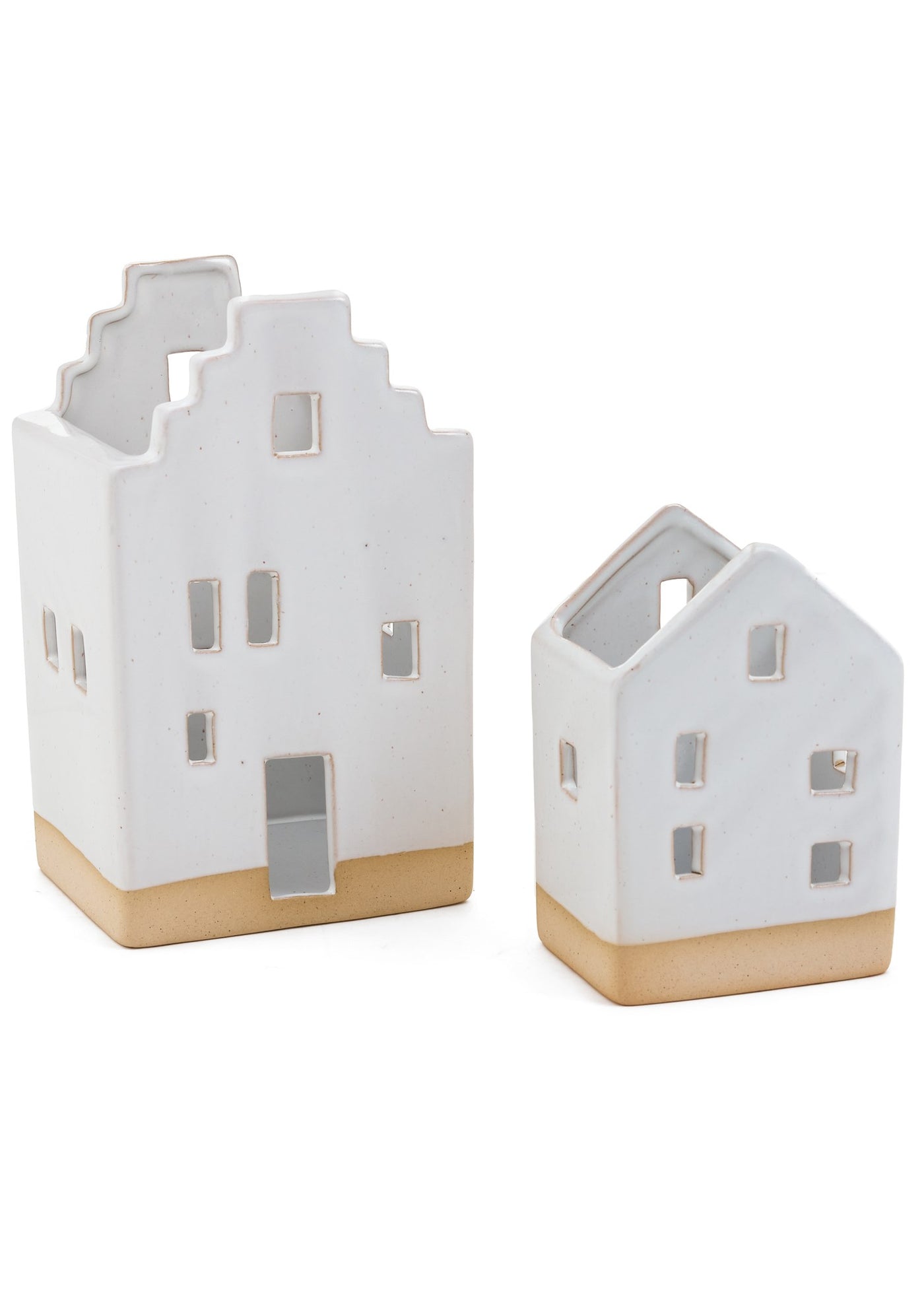 Ceramic House Candle Holder 5x8