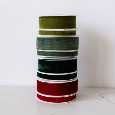 Forest Green Velvet Ribbon 180"