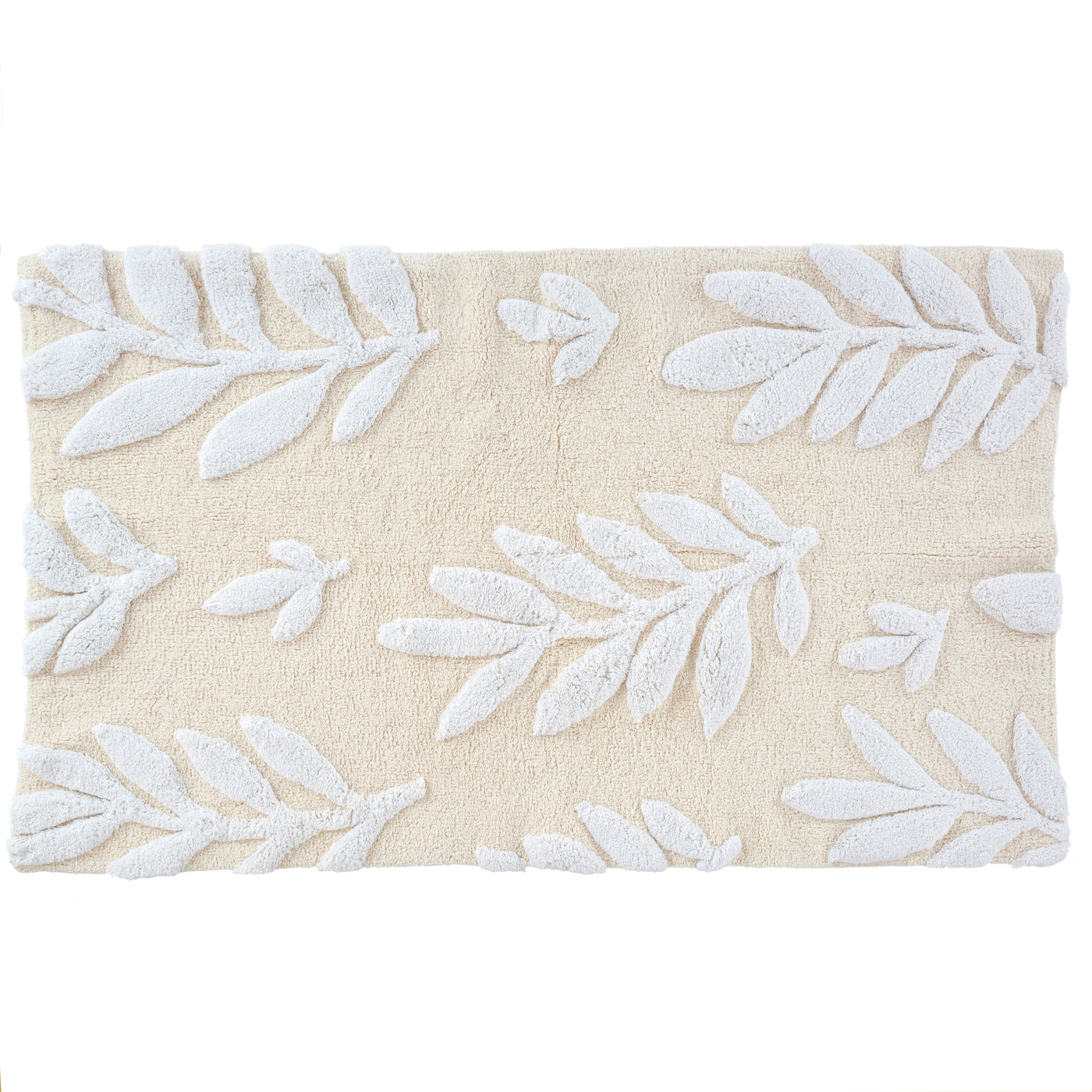 Fern Fronds Double Wide Bath Mat 30x50"
