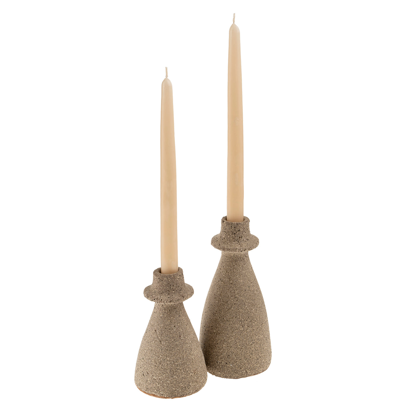 Arta Terracotta Candle Holder L, Sand