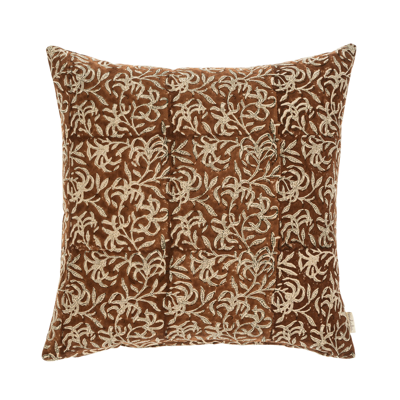 Saffron Block Print Pillow 20x20