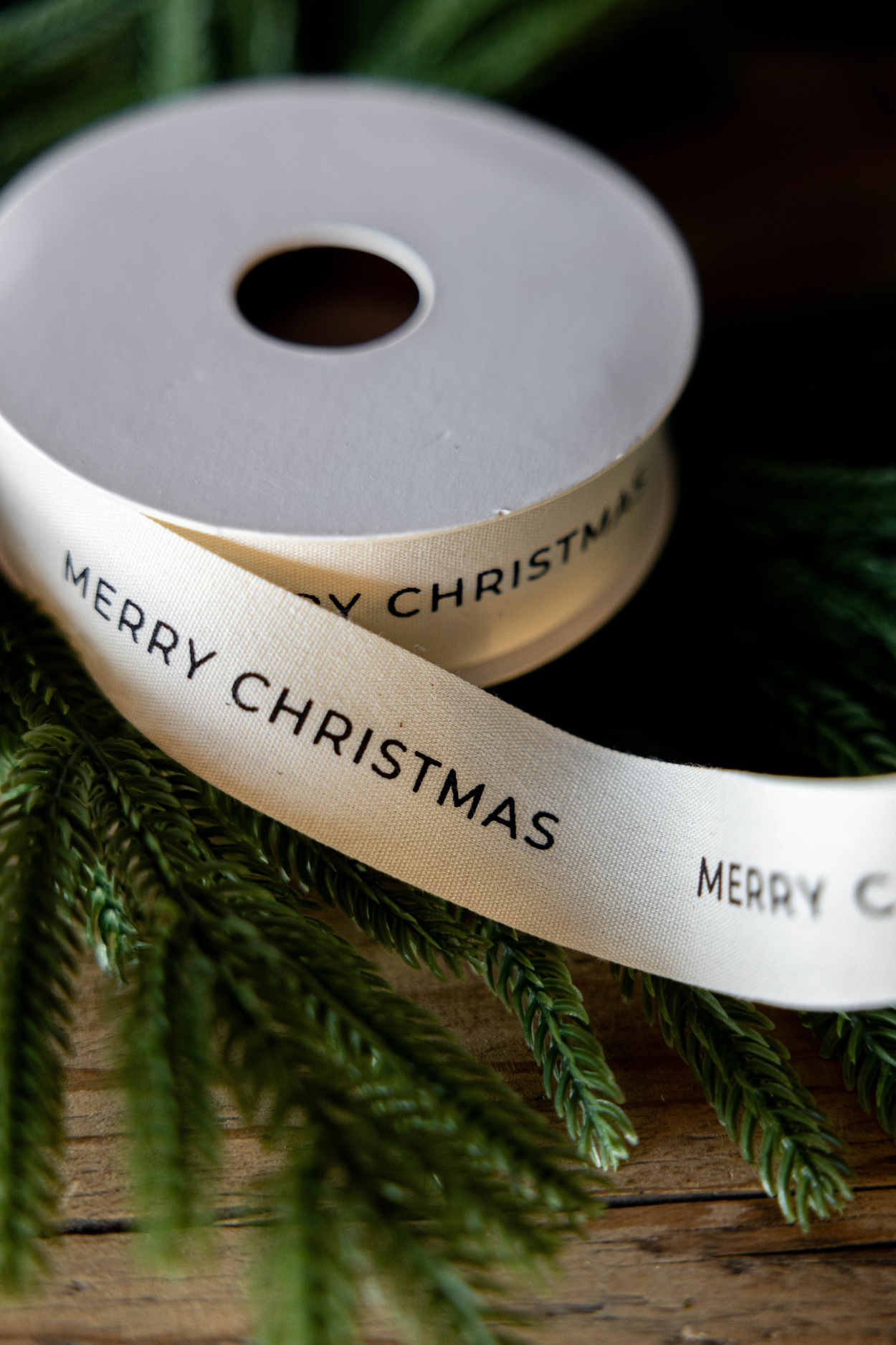 Ribbon Merry Christmas 180" L