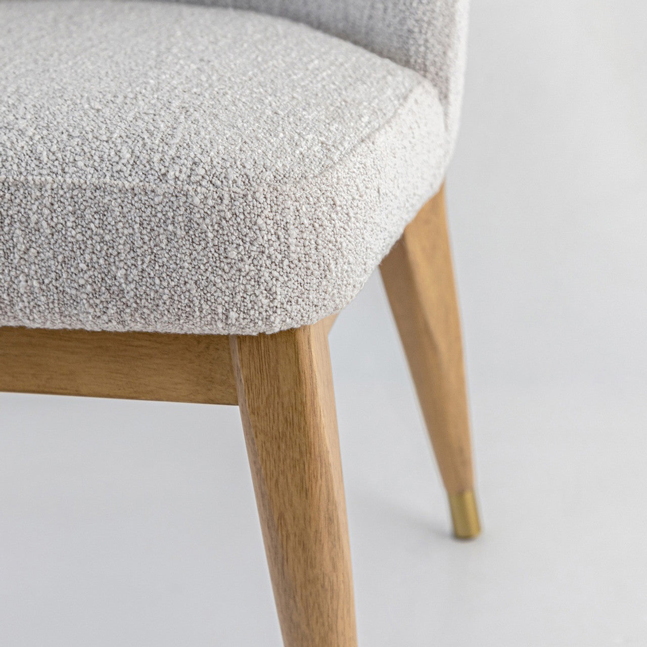 Fawcett Dining Chair - Taupe Boucle