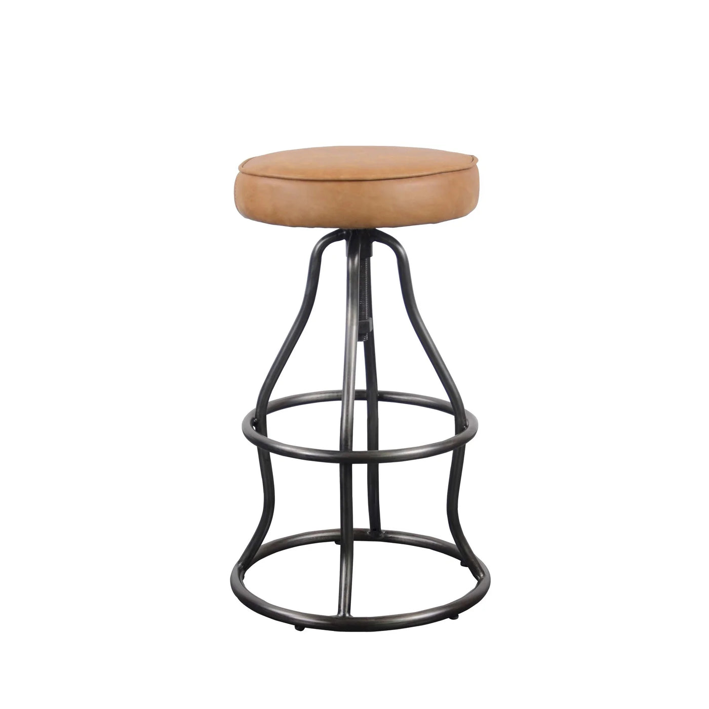 BOWIE BAR STOOL - COGNAC LEATHER