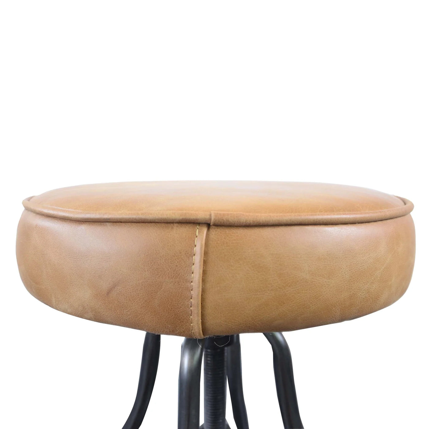 BOWIE BAR STOOL - COGNAC LEATHER