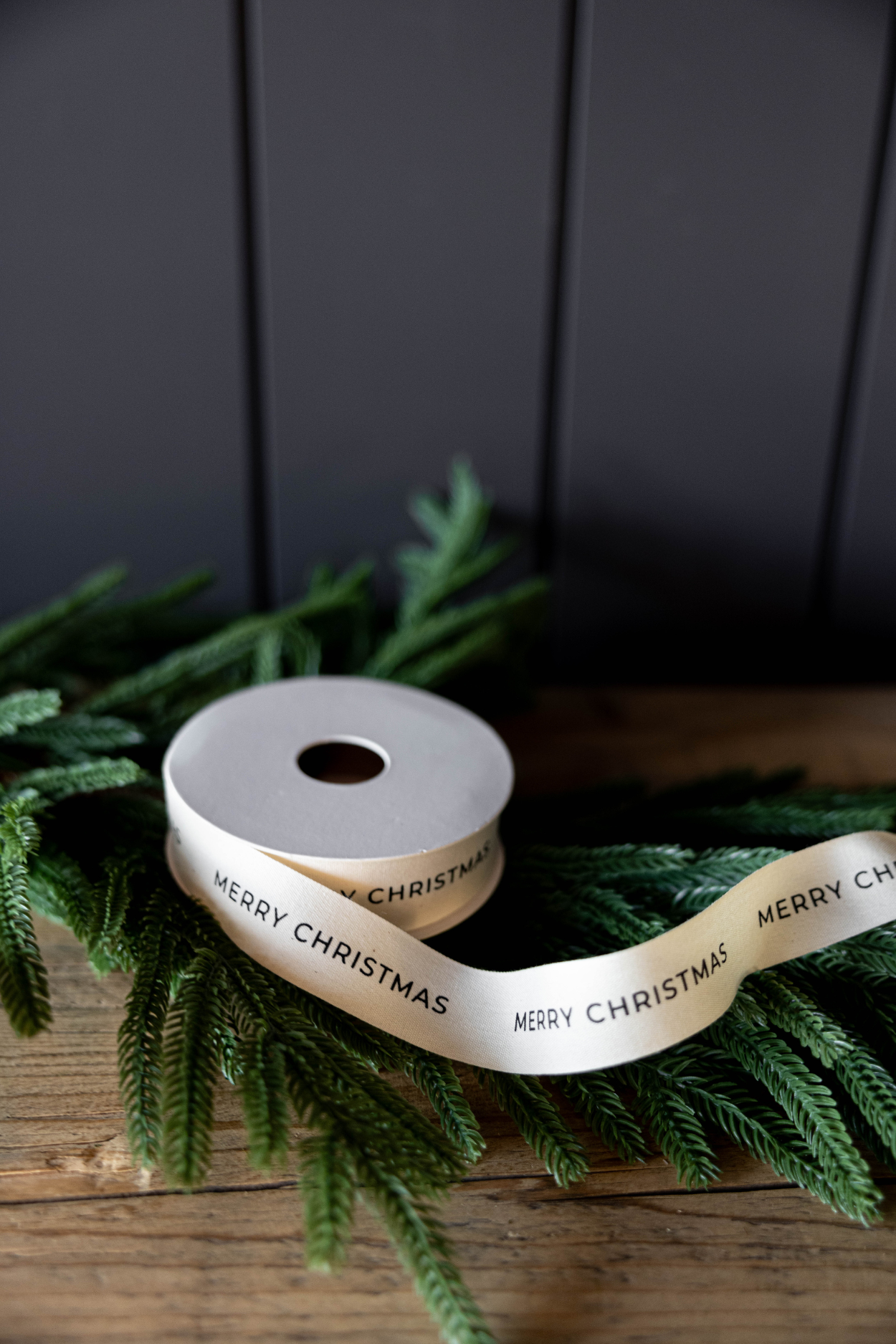 Ribbon Merry Christmas 180" L