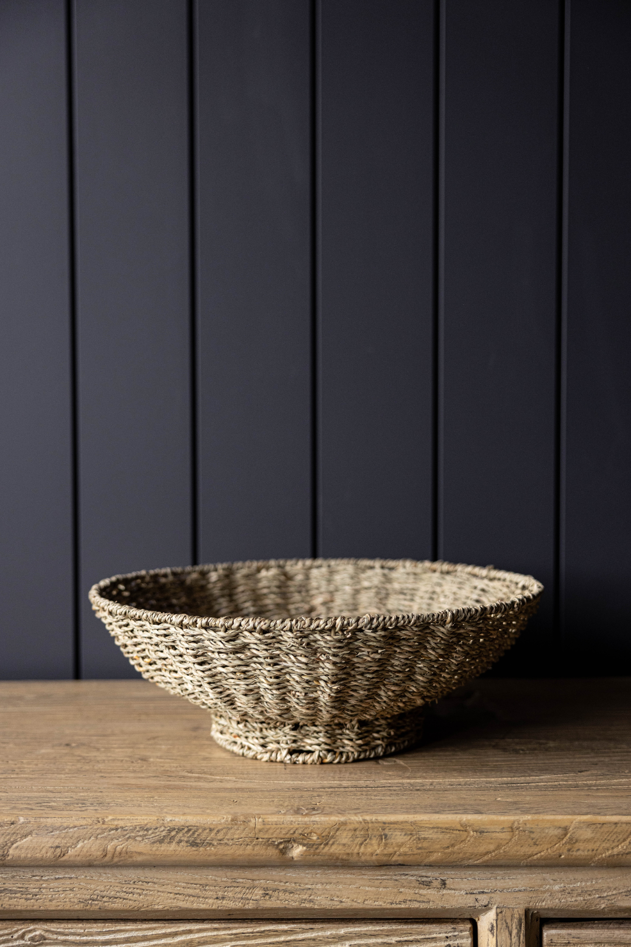 Woven Seagrass Bowl - L