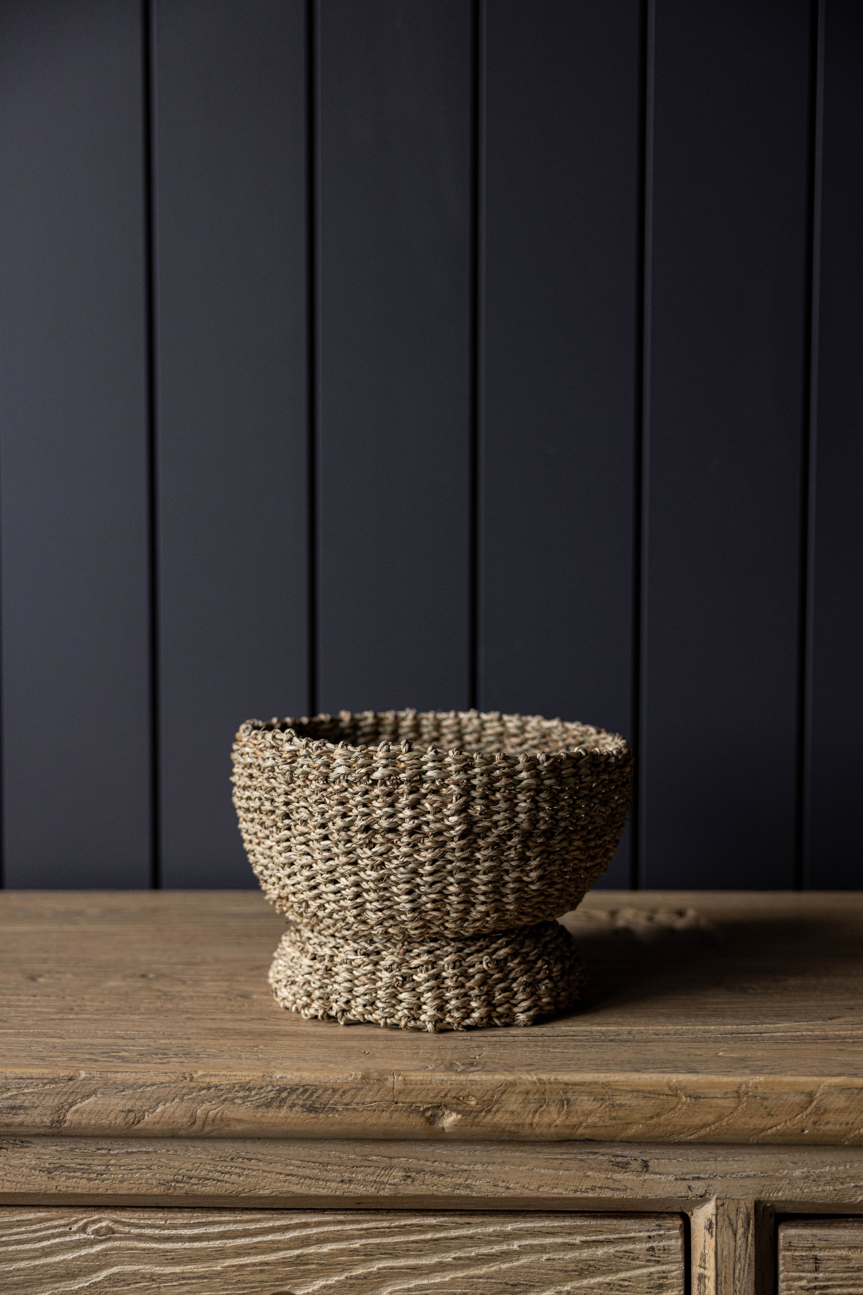 Woven Seagrass Bowl - L