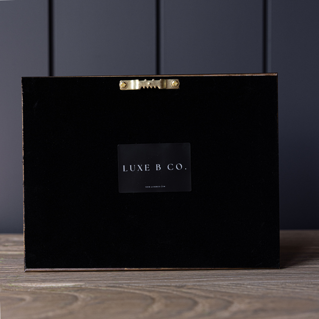 Highland Cow Herd | French Brass Gold Mould Framed Art