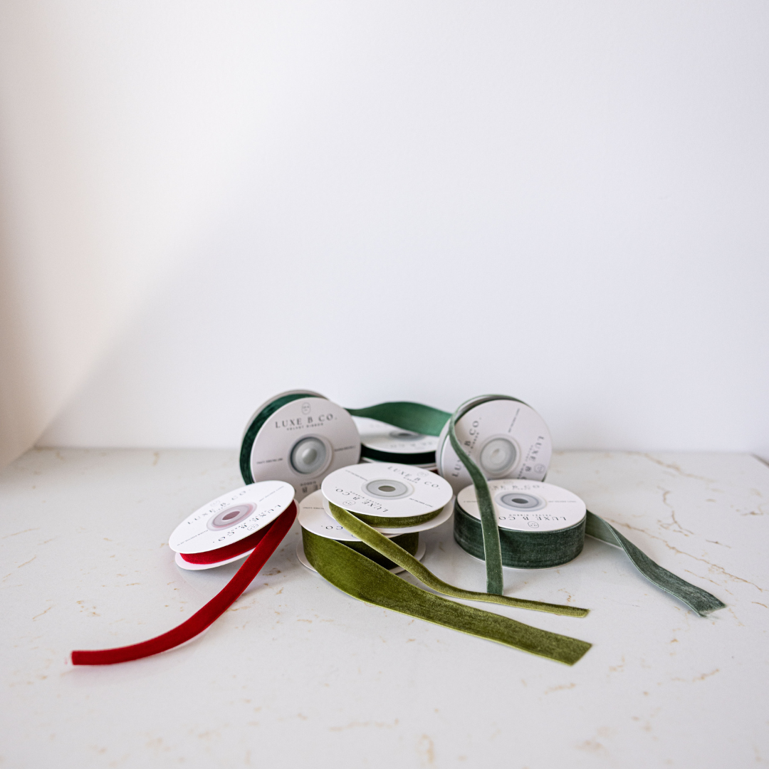 Forest Green Velvet Ribbon 180"