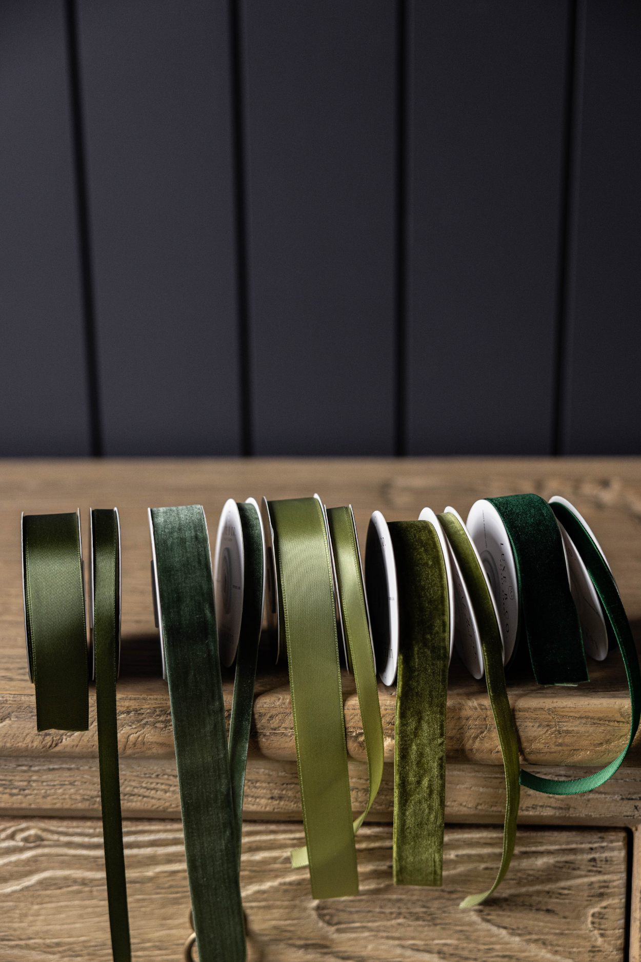 Ribbon Emerald Green Velvet Holiday Decor