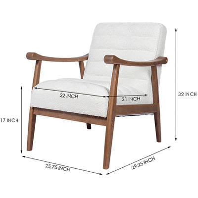 Petal Path Armchair - White