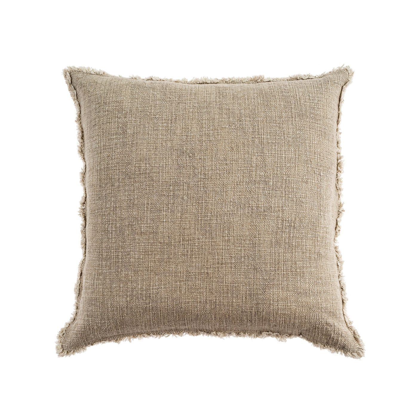 Selena Linen Pillow 20x20 - Grey