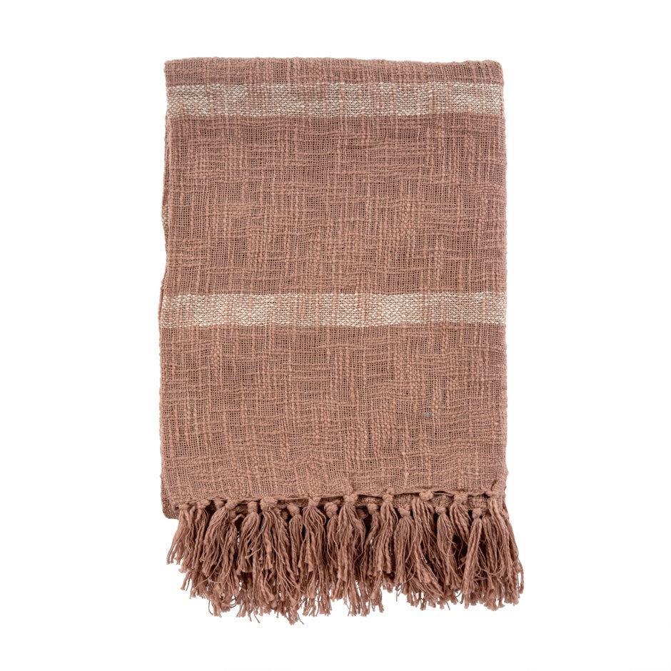 Portside Throw - Dusty Blush