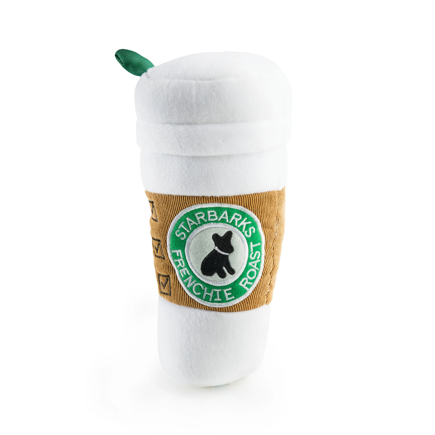 Plush Dog Toy - Starbarks Coffee Cup w/Lid, LG