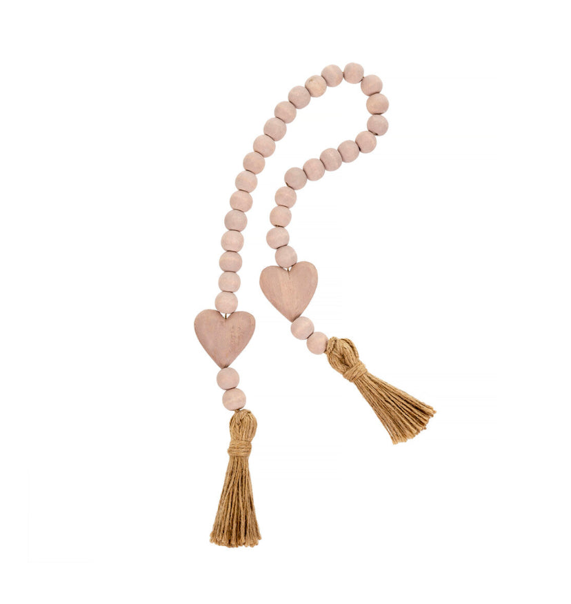 Heart Blessing Beads - Blush