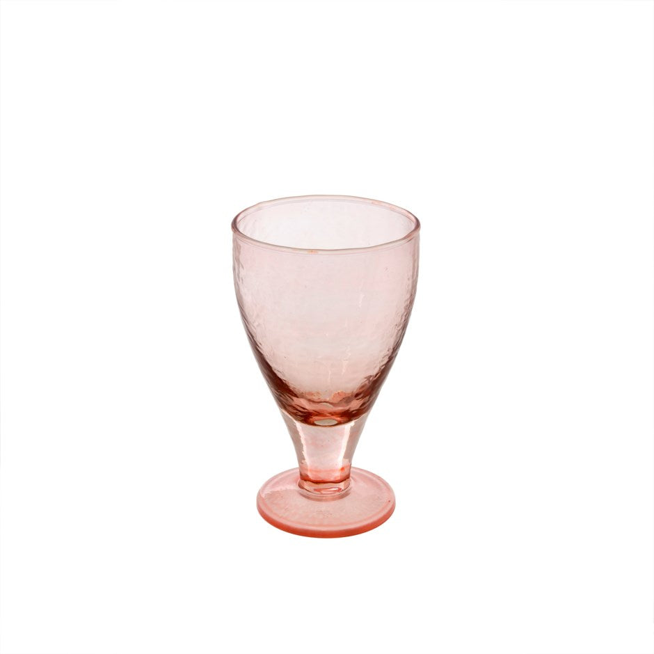 Valdes Water Glass - Pink