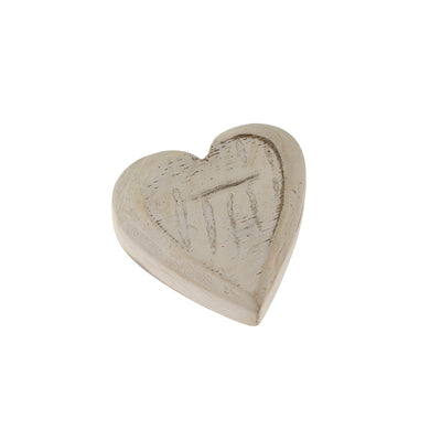 Wooden Heart S, Whitewash