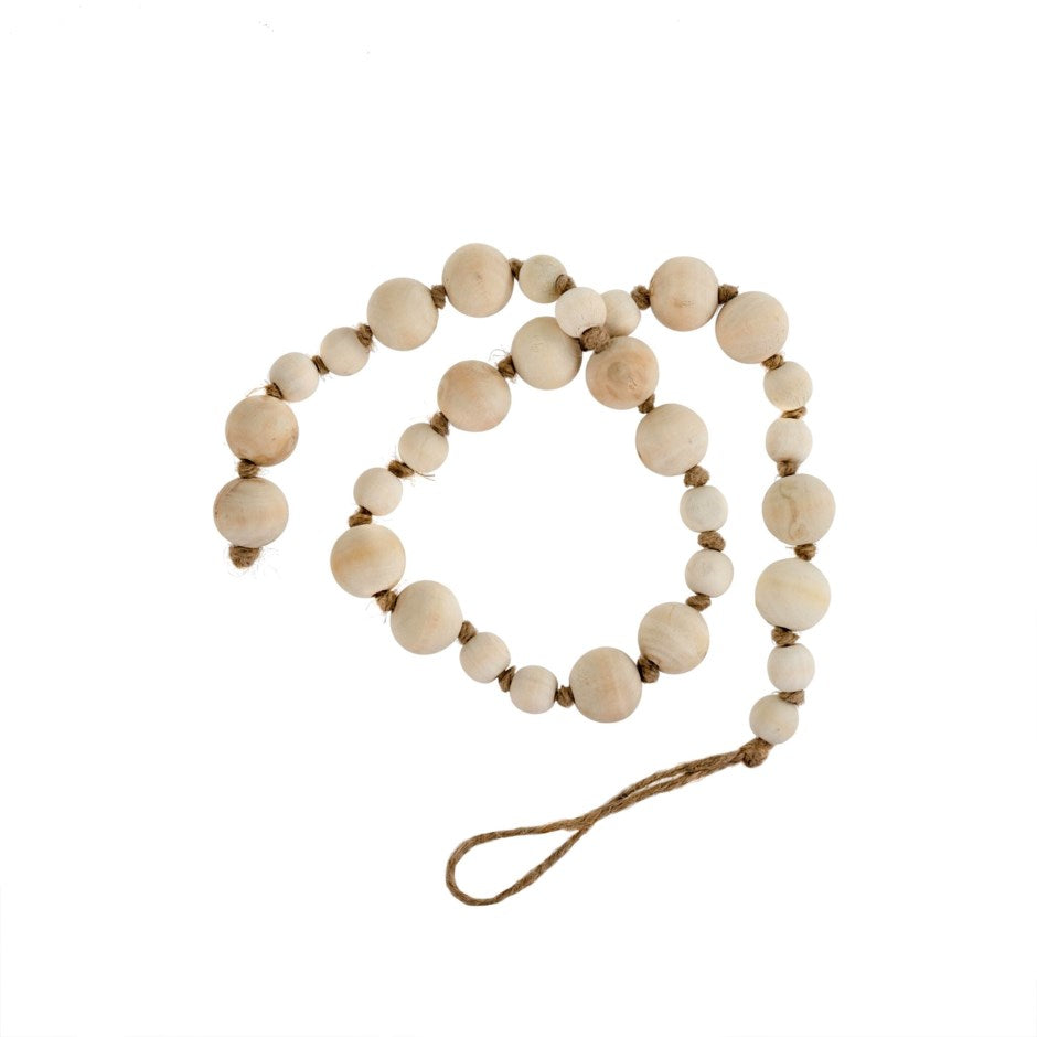 Wooden Blessing Beads - Natural