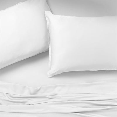 BAMBOU SHEET SET, WHITE - Queen