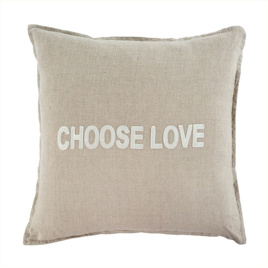 Choose Love - Linen Pillow