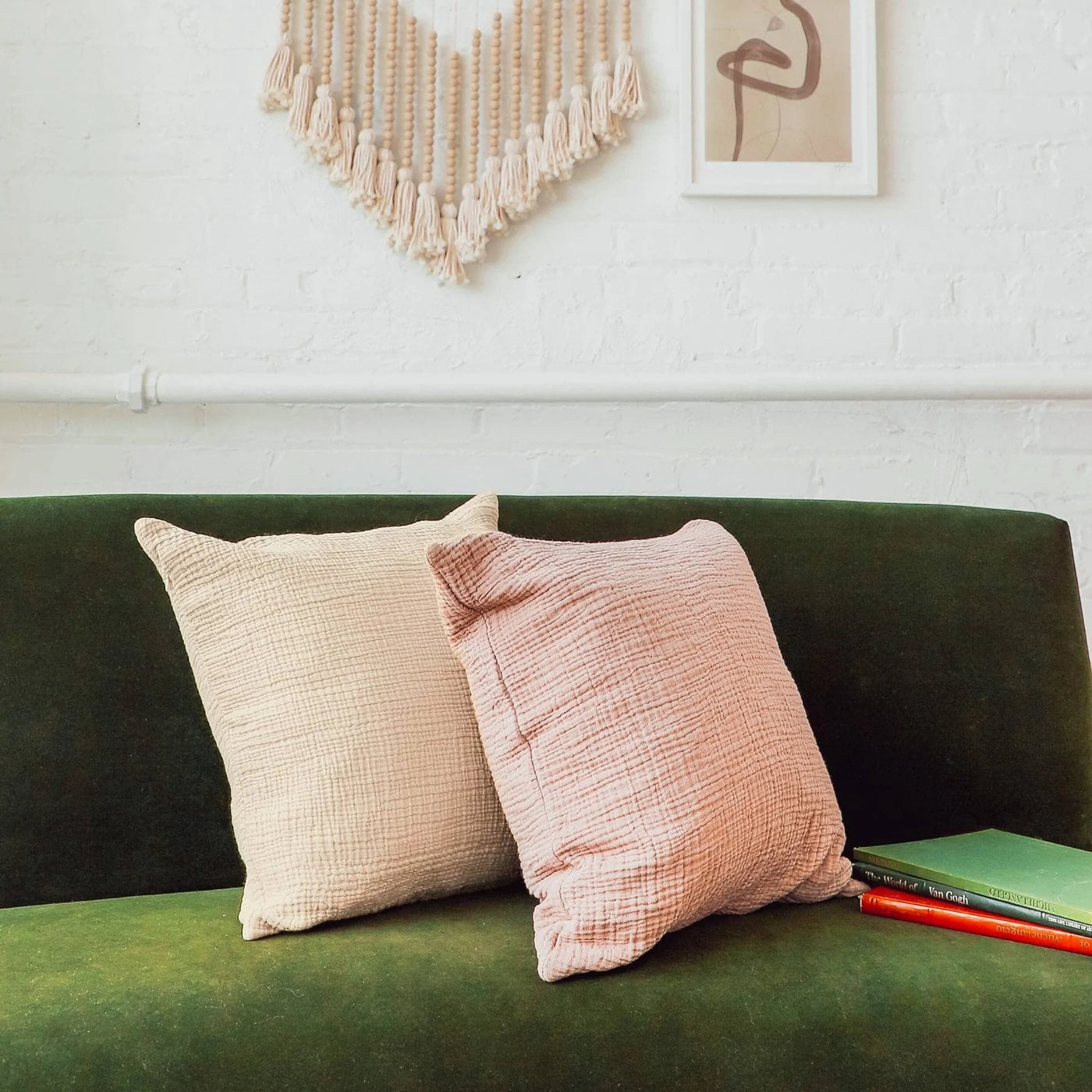 Crinkle Pillow - Turkish Cotton