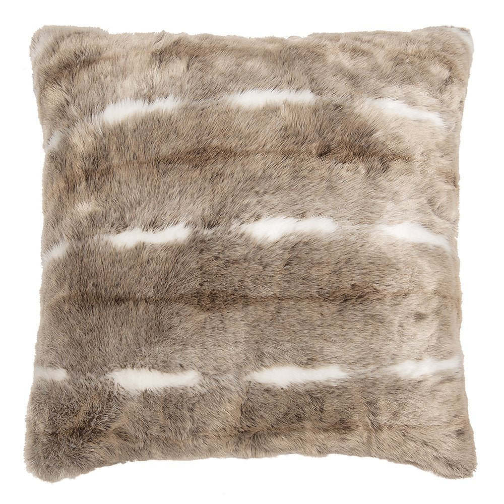 Grizzly Faux Fur Cushion 16" x 16: