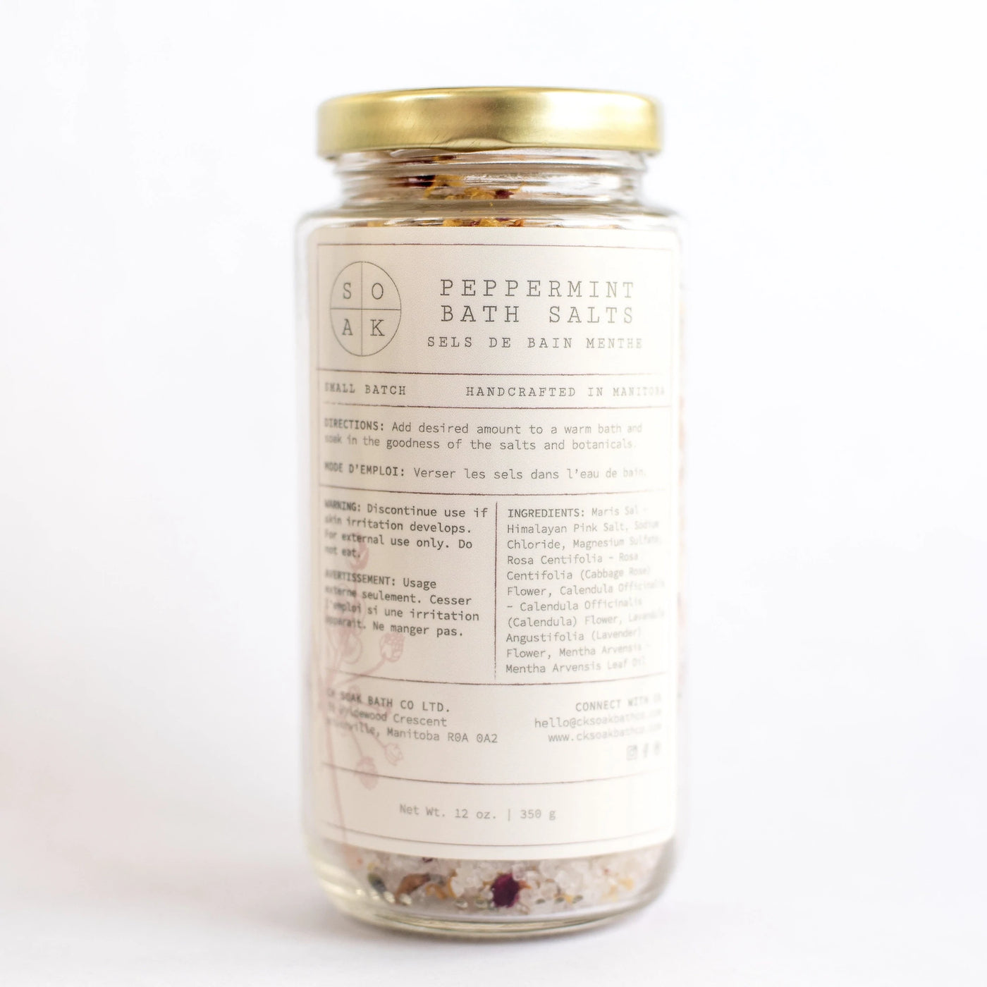 SOAK Bath Salts - Peppermint