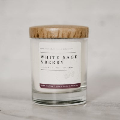 Natura Soy Candle - WHITE SAGE & BERRY