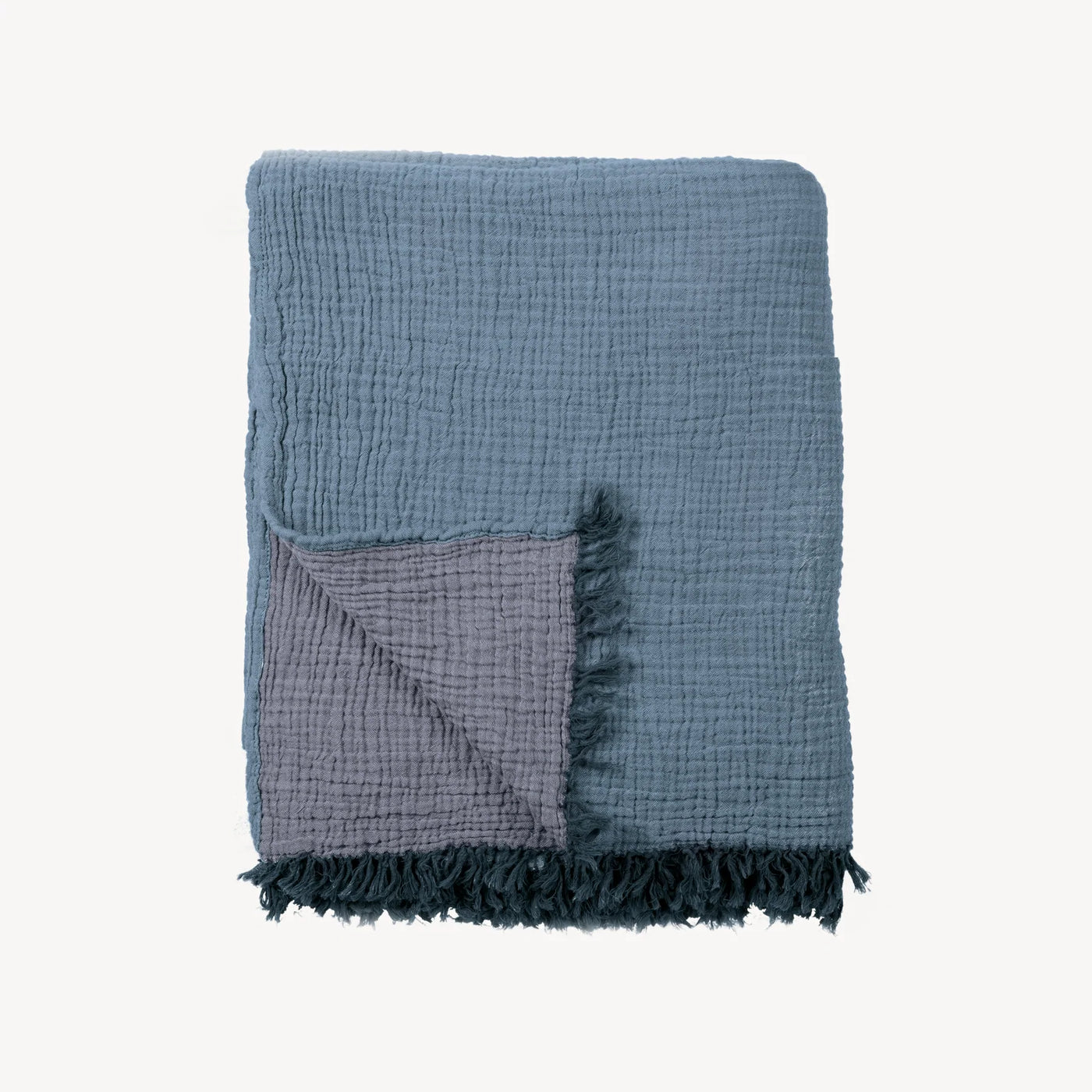 Crinkle Throw Solid - Turkish Cotton