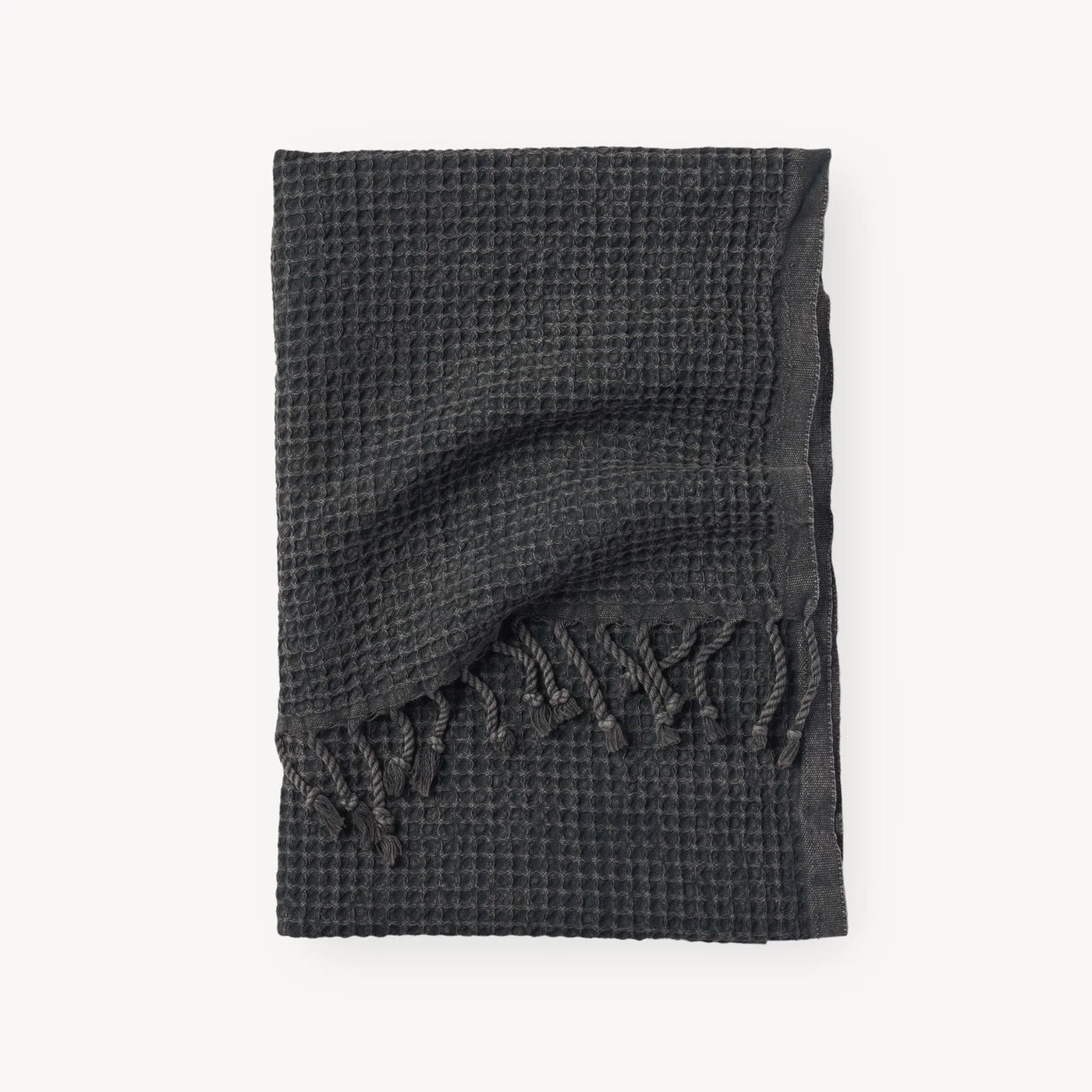 Stonewashed Waffle Hand Towel - Turkish Cotton