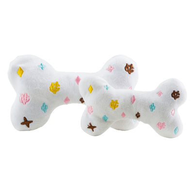 Plush Dog Toy - Chewy Vuiton Bone