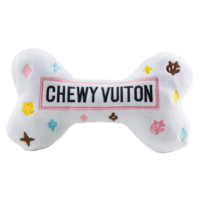 Plush Dog Toy - Chewy Vuiton Bone