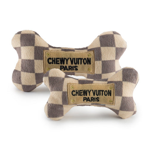 Plush Dog Toy - Chewy Vuiton Bone, SM