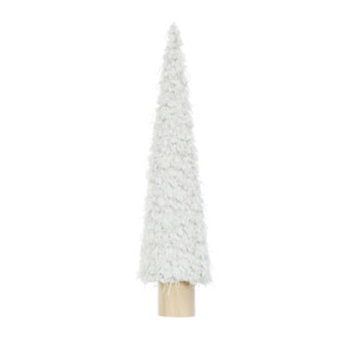 Cone Christmas Tree 19" - Cream Fabric